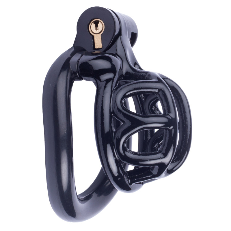 CockLock Cage de chasteté courte Lyfy 4 x 3.3cm Noire